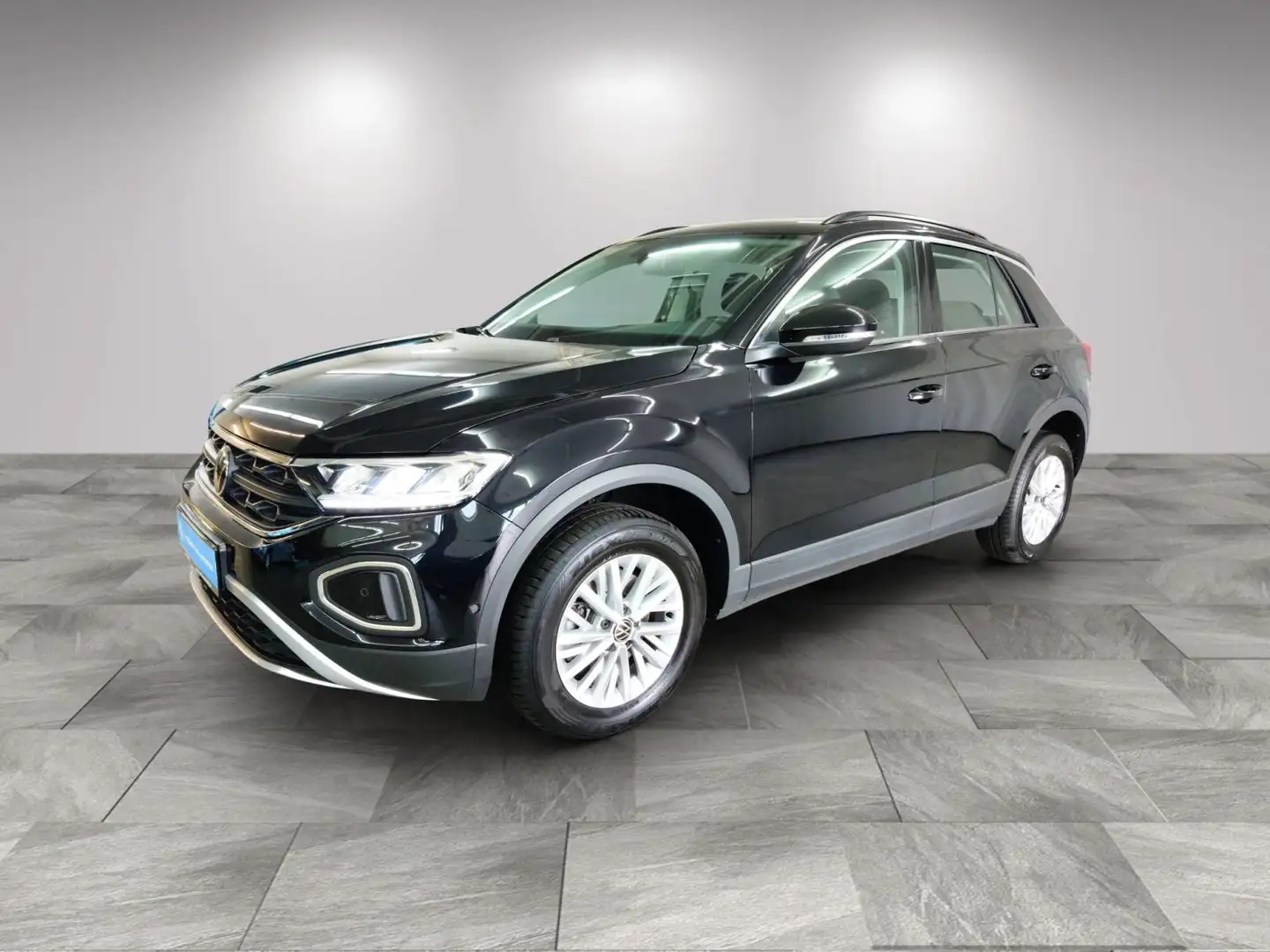 Volkswagen T-Roc Life 2.0 TDI DSG/AHK/Navi/Standhzg/01.30Ga Schwarz - 2