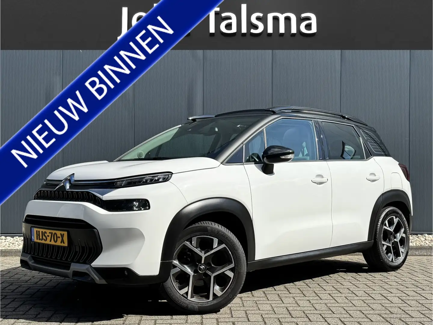 Citroen C3 Aircross 1.2 PureTech 110 Feel | Lederen bekleding | Panora Wit - 1