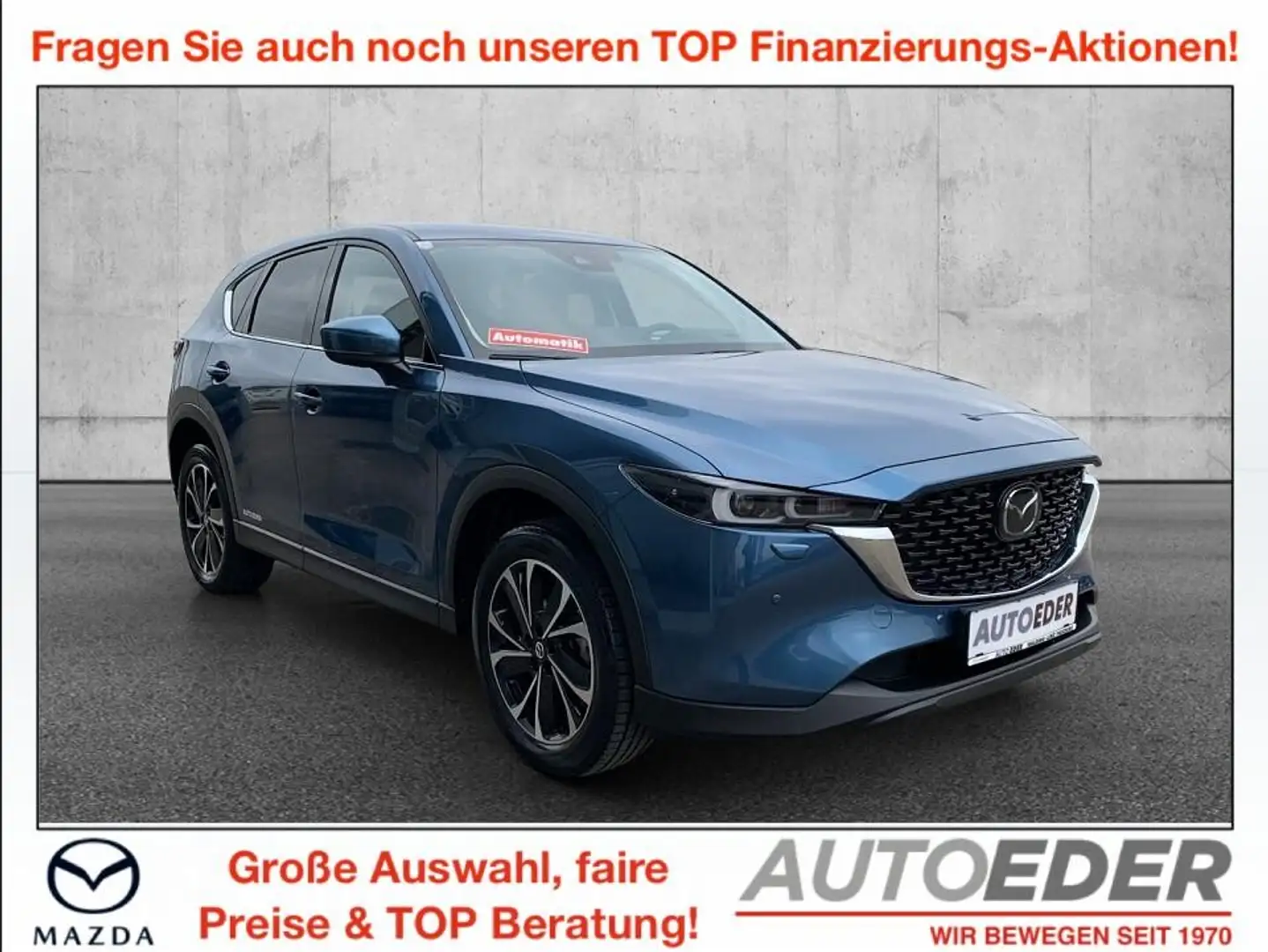 Mazda CX-5 G165 e-Skyactiv MHEV Exclusive-Line Aut. Blau - 1