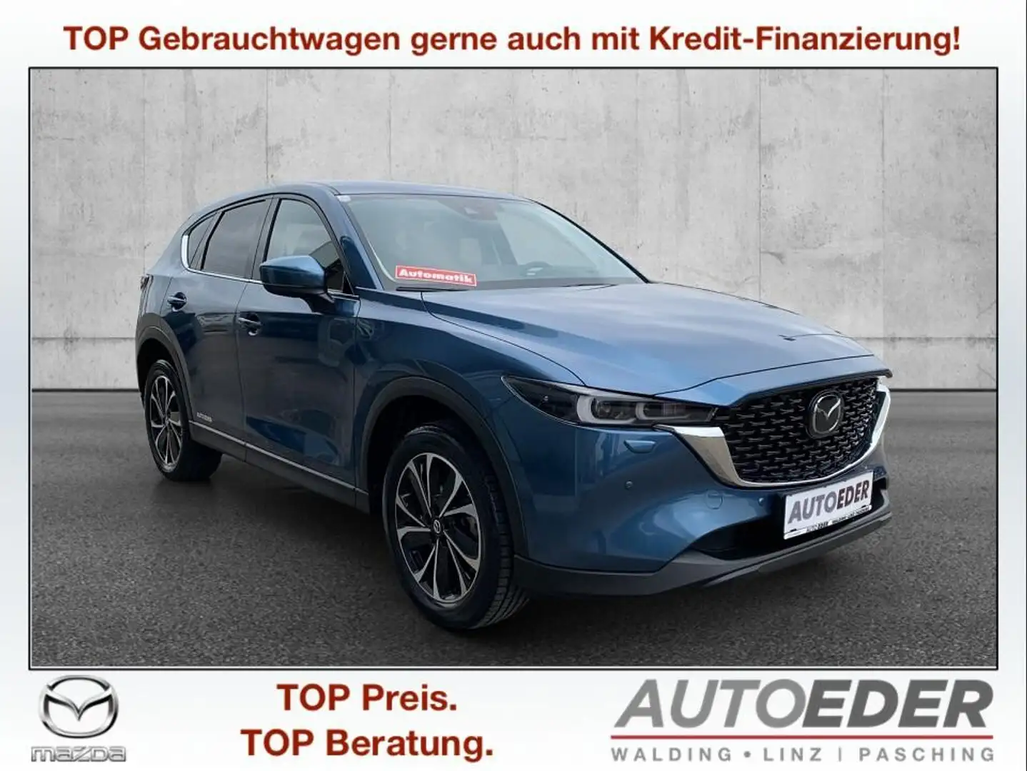 Mazda CX-5 G165 e-Skyactiv MHEV Exclusive-Line Aut. Blau - 1