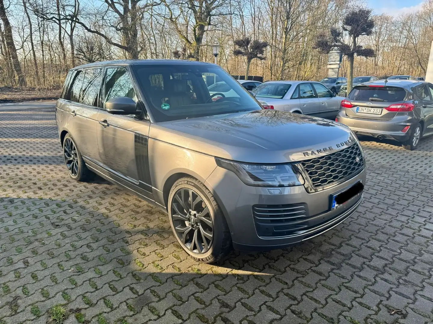 Land Rover Range Rover Vogue 4,4 SDV8 / MOTOR NEU/AHK/PANO Grau - 1