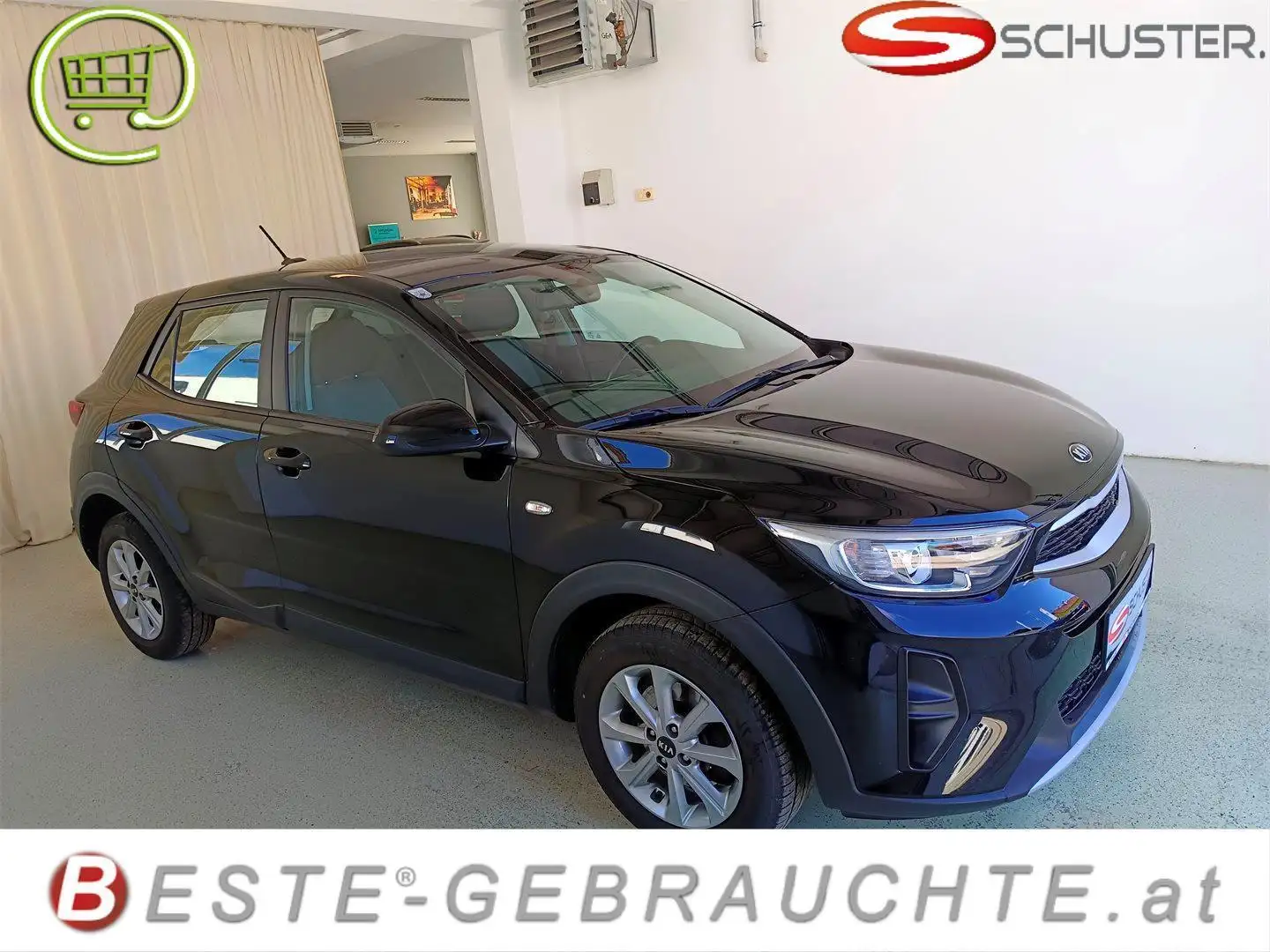 Kia Stonic 1,25 MPI ISG Titan Schwarz - 1