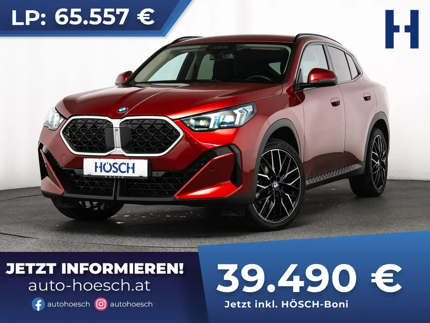 BMW X2 xDrive20d Aut. ASSIST PROF HEAD-UP AHK GLOW Rot - 1