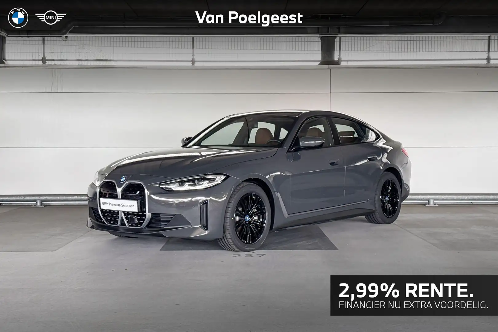 BMW i4 eDrive40 High Executive 84 kWh Grijs - 1