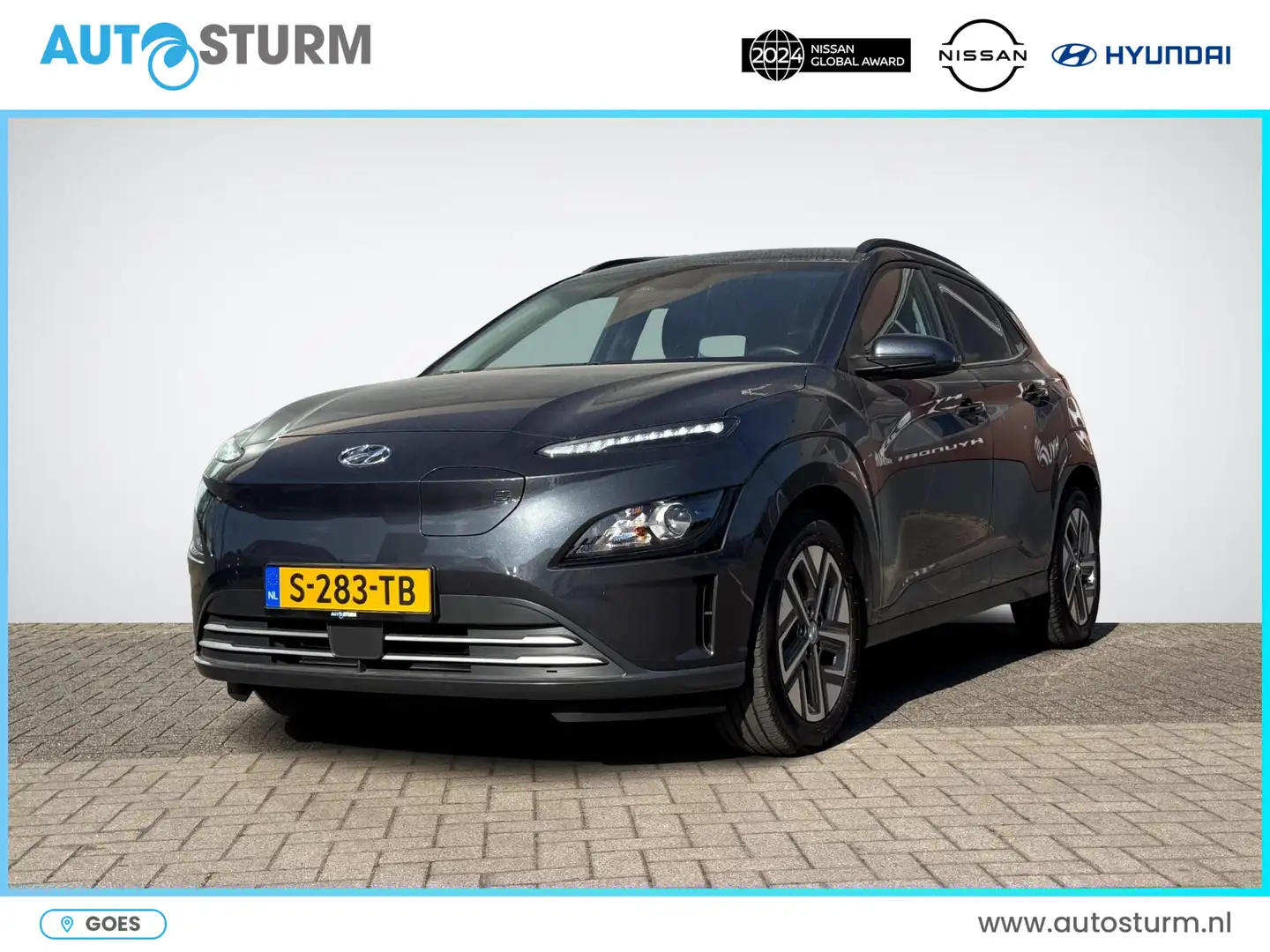 Hyundai KONA EV Fashion 39 kWh Grijs - 1