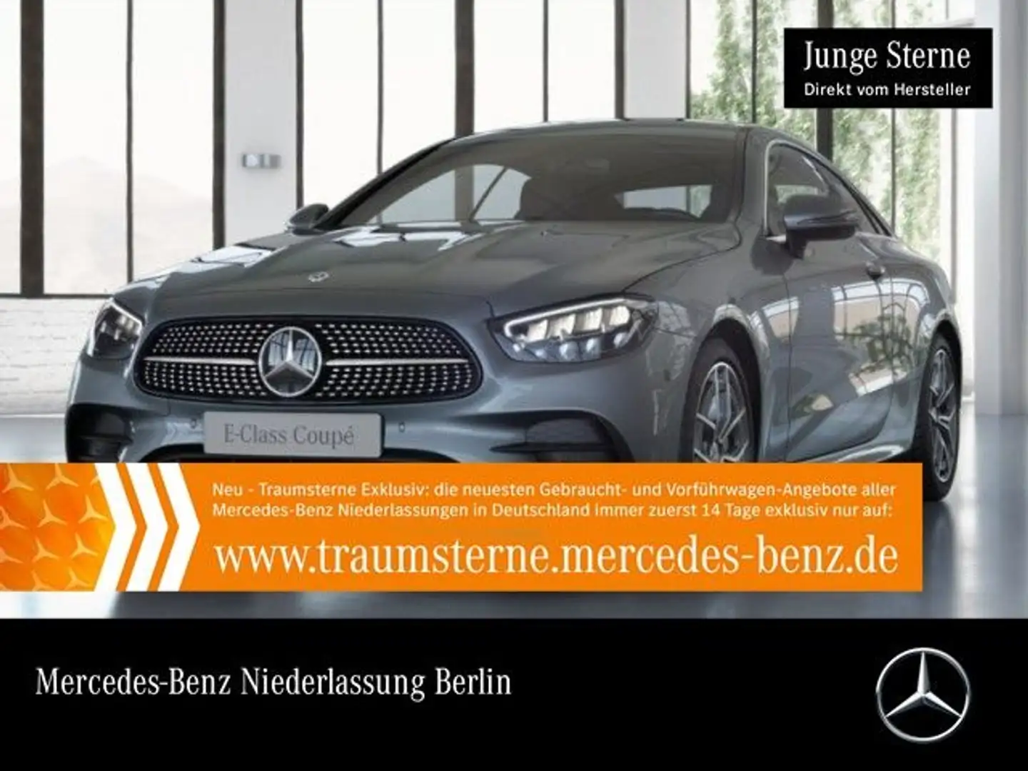 Mercedes-Benz E 200 Cp. AMG WideScreen LED Kamera Totwinkel PTS Grey - 1