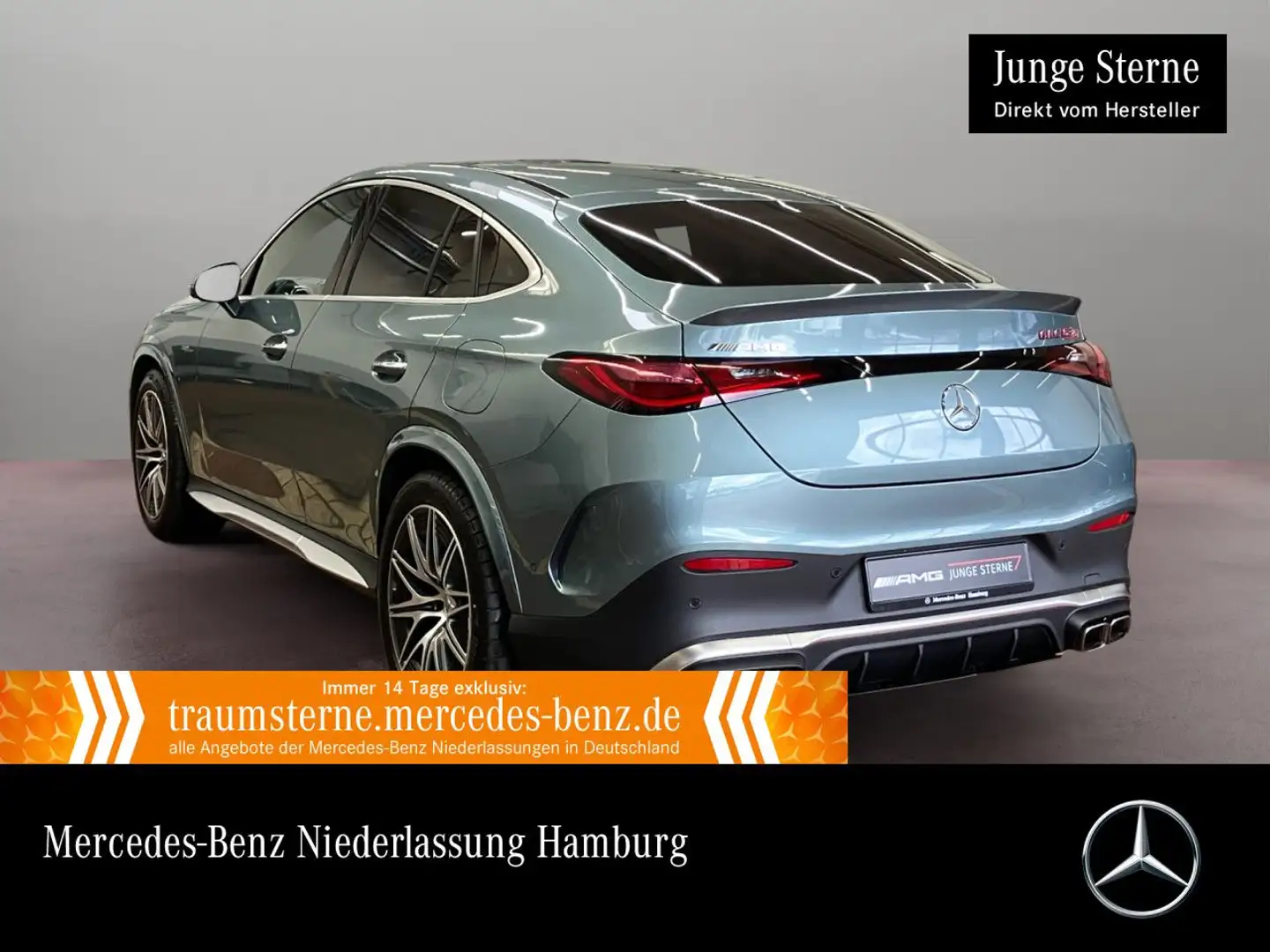 Mercedes-Benz GLC 63 AMG S Cp. Driversp Perf-Sitze Fahrass 360° Silber - 1