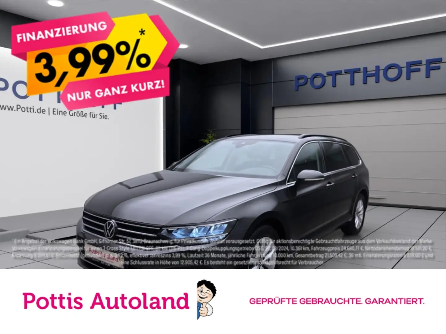 Volkswagen Passat Variant 1.5 TSI DSG BUSINESS AHK NAVI SITZHZG LED Grau - 1