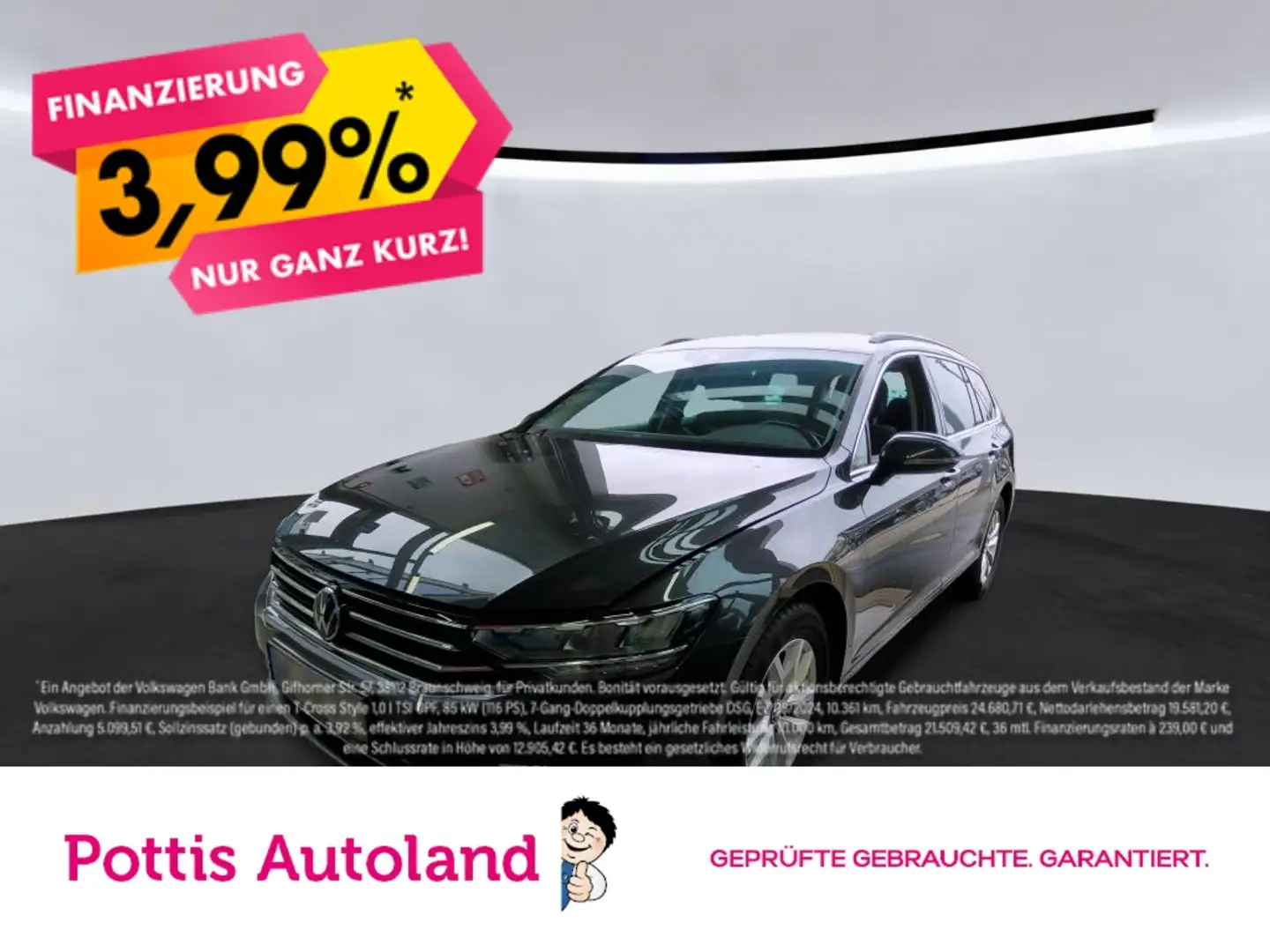 Volkswagen Passat Variant 1.5 TSI DSG BUSINESS AHK NAVI SITZHZG LED Grau - 1