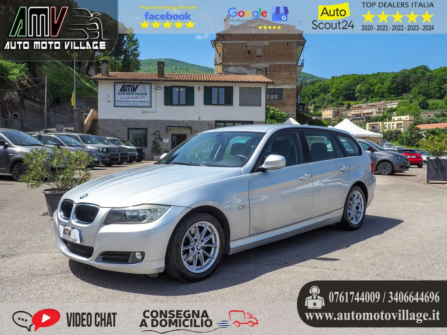 BMW 320 320d cat Touring 2.0 177 Cv Argento - 1