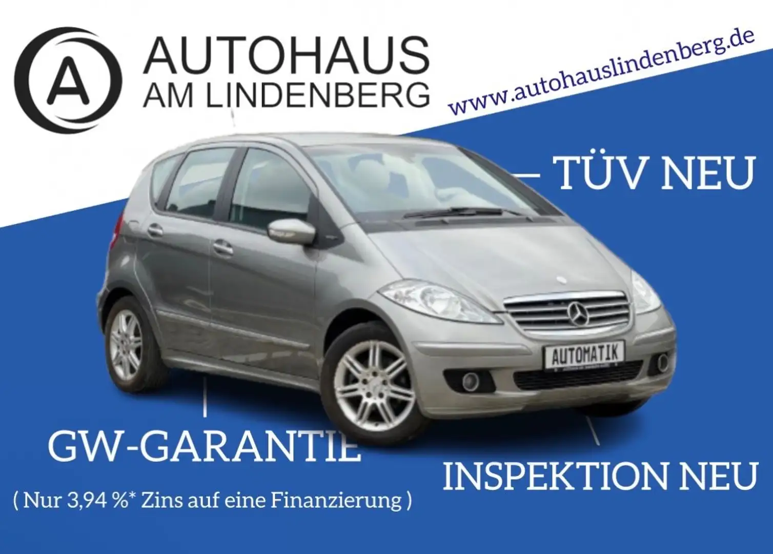 Mercedes-Benz A 170 A -Klasse A 170*Automatik*89500 KM*2.Hand Gris - 1