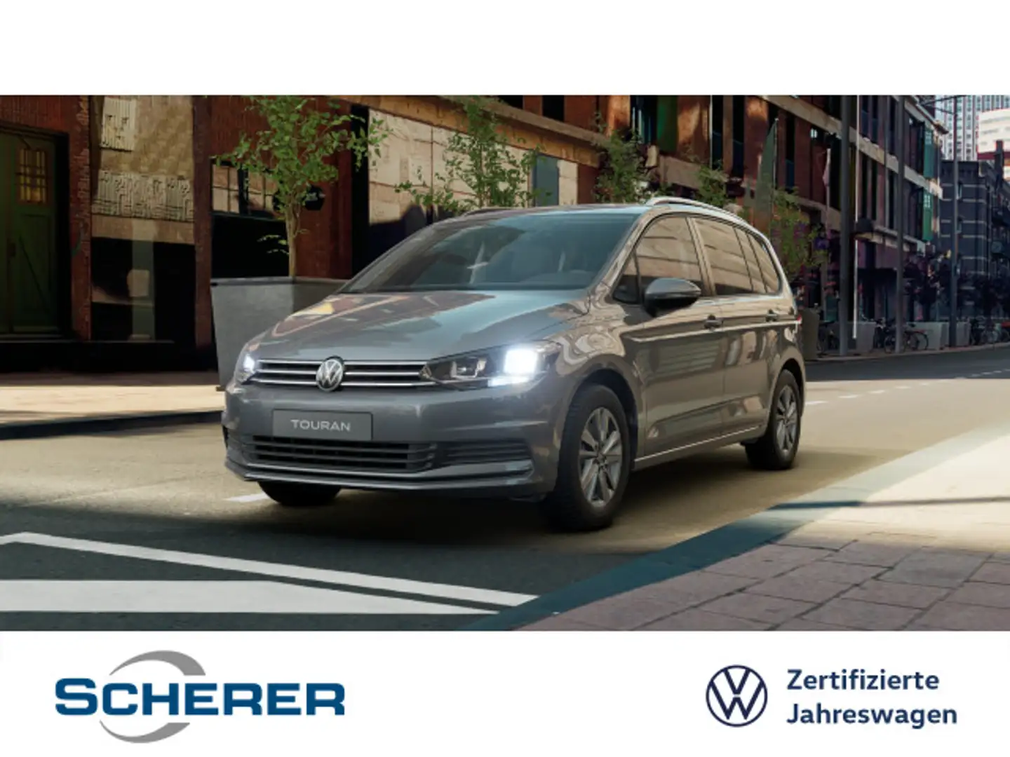 Volkswagen Touran 1.5 TSI Comfortline DSG 7-Sitzer ACC AHK Grau - 1