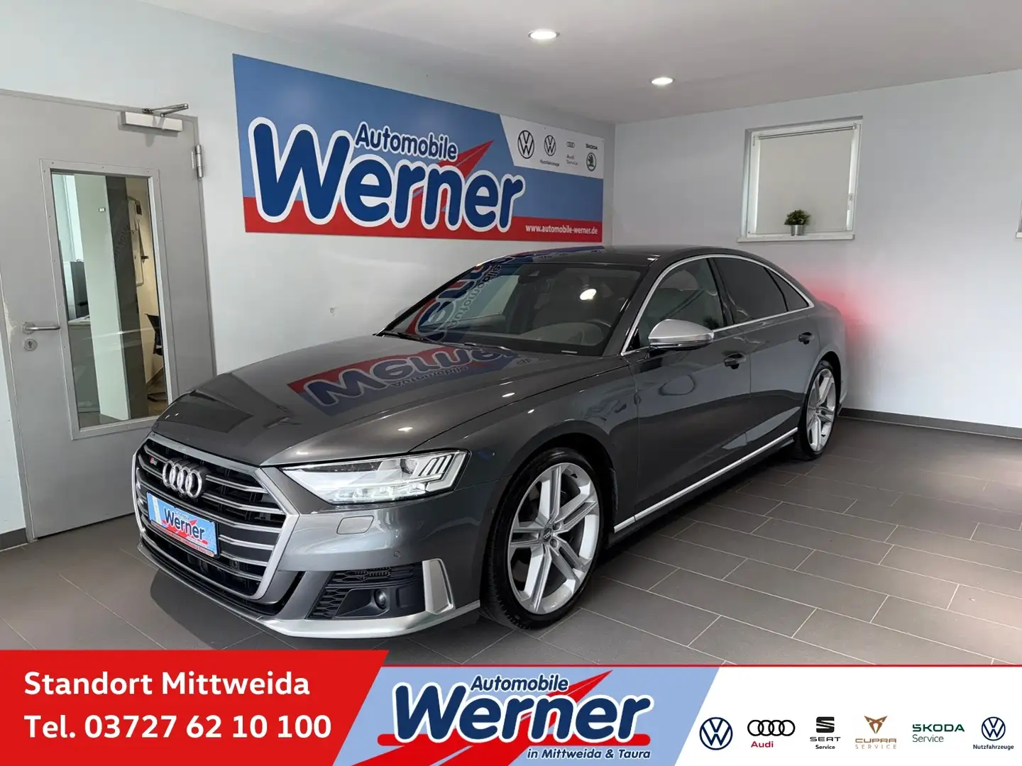 Audi S8 4.0TFSI quattro PanoDach Standh B&O Grau - 1