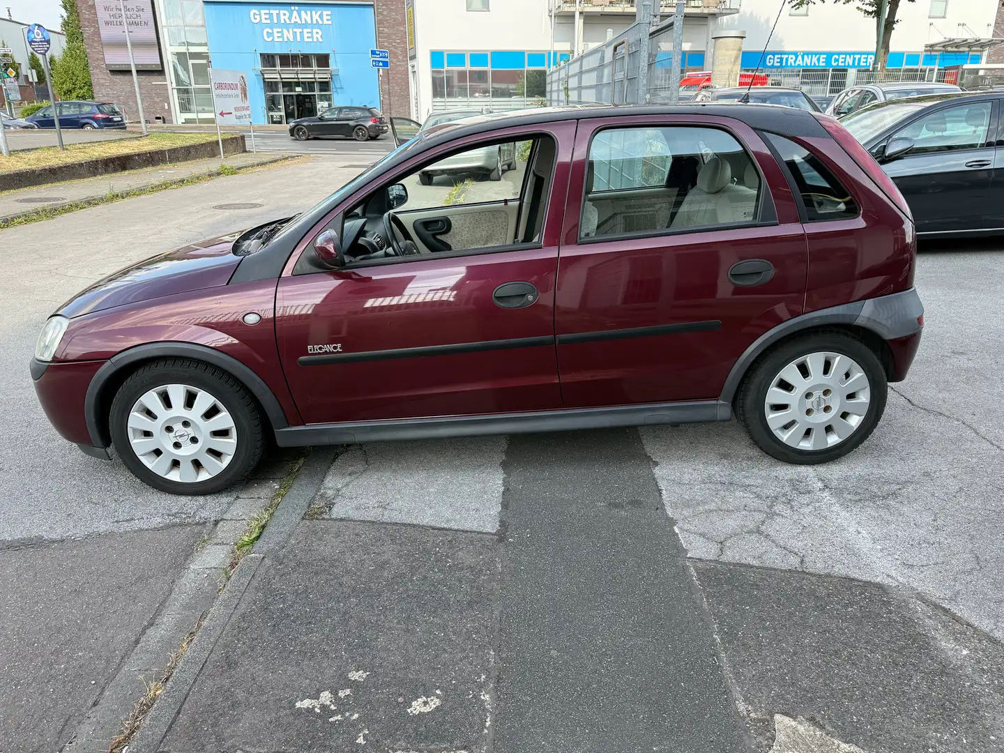 Opel Corsa 1.4 16V Elegance* 5-TÜRIG AUTOMATIK TÜV NEU Rouge - 2