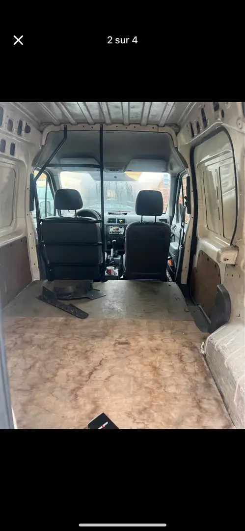 Ford Transit Connect T220 1.8 TDCi Std Hayon/ARklep Blanco - 2