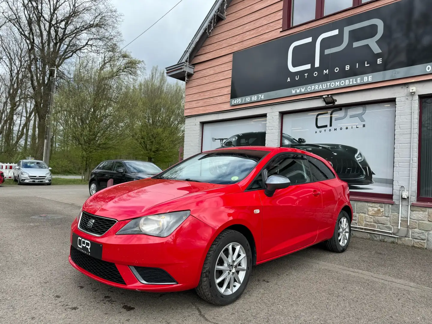 SEAT Ibiza 1.2 TDi * CLIM * RADIO * JANTES * Rouge - 1