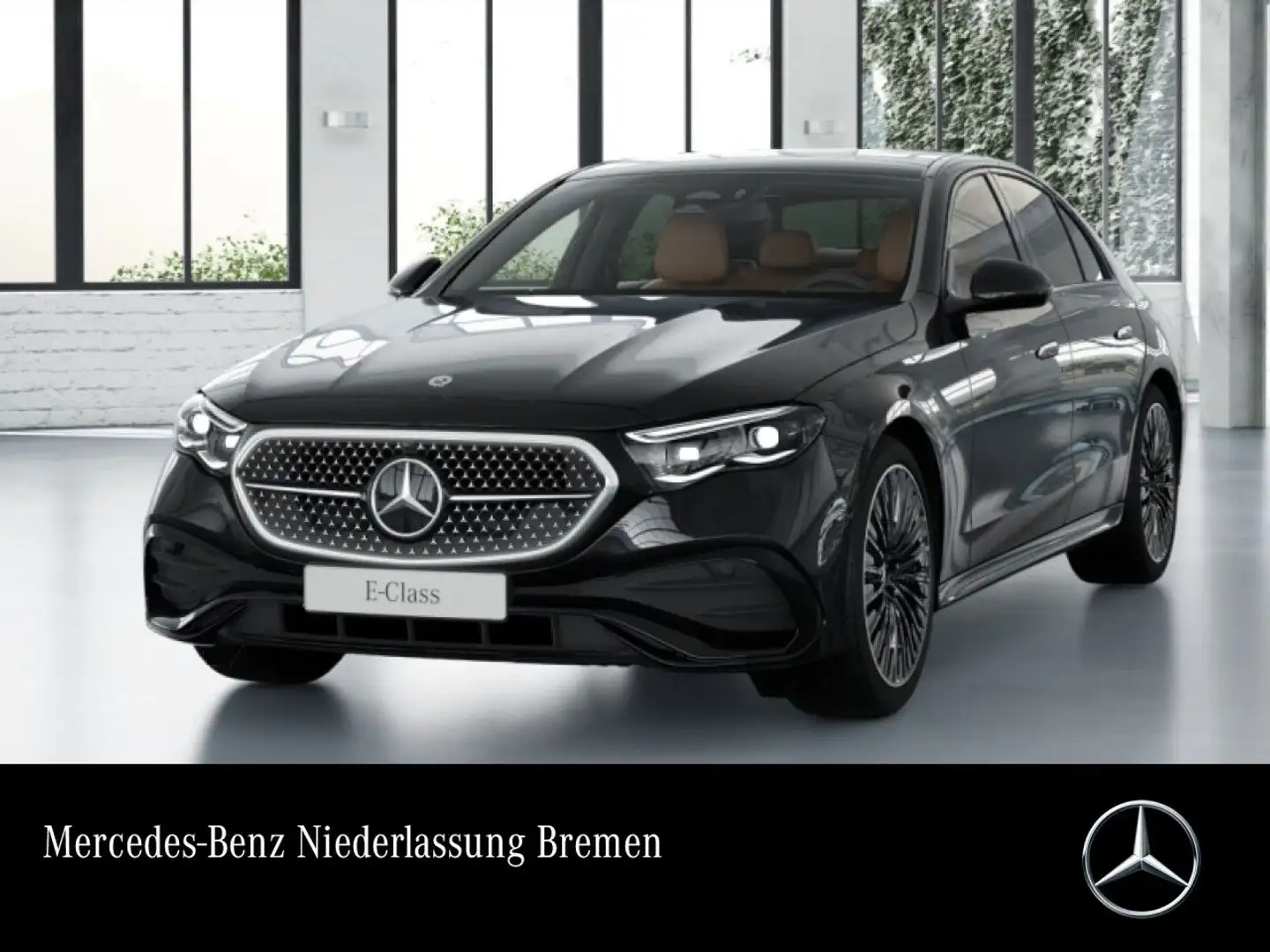 Mercedes-Benz E 200 AMG 360° Pano Burmester Distr. HUD Night PTS Schwarz - 1