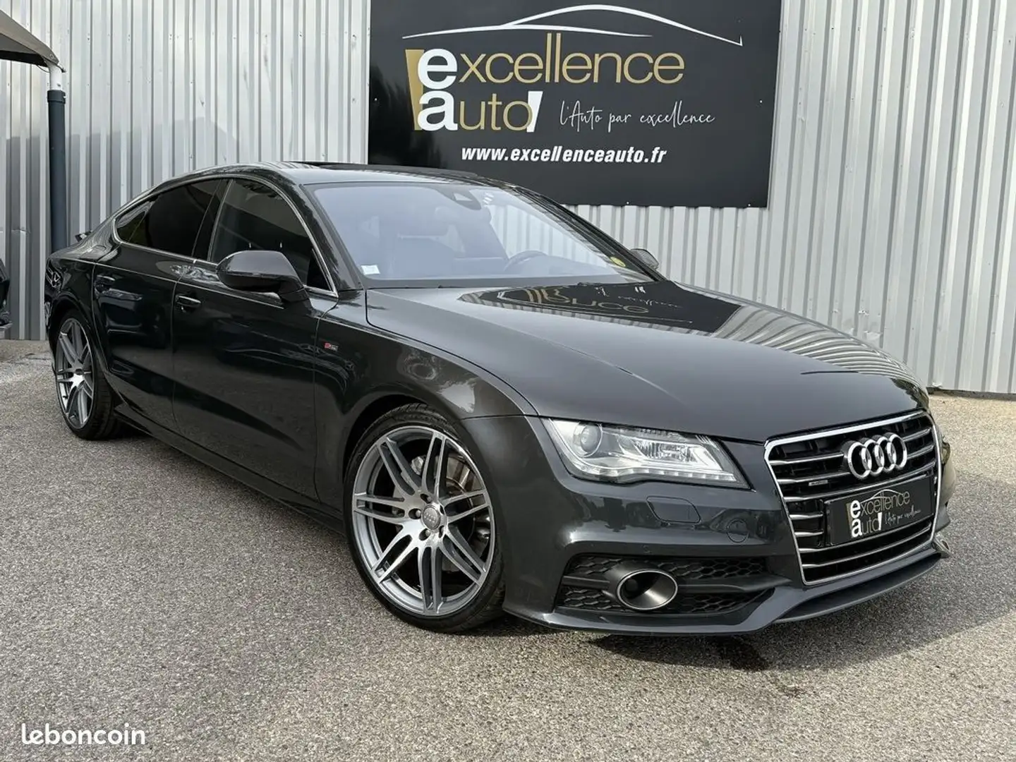 Audi A7 3.0 V6 TDI 245CH S LINE QUATTRO TRONIC 7 Zwart - 1