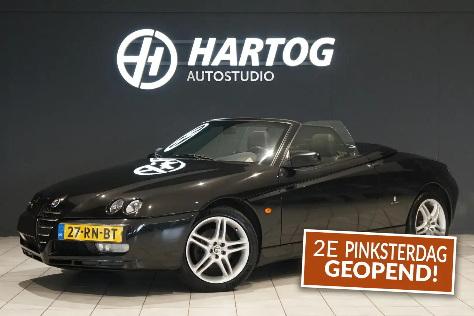 Alfa Romeo Spider 2.0 JTS + LEDER / BLUETOOTH AUDIO Zwart - 1