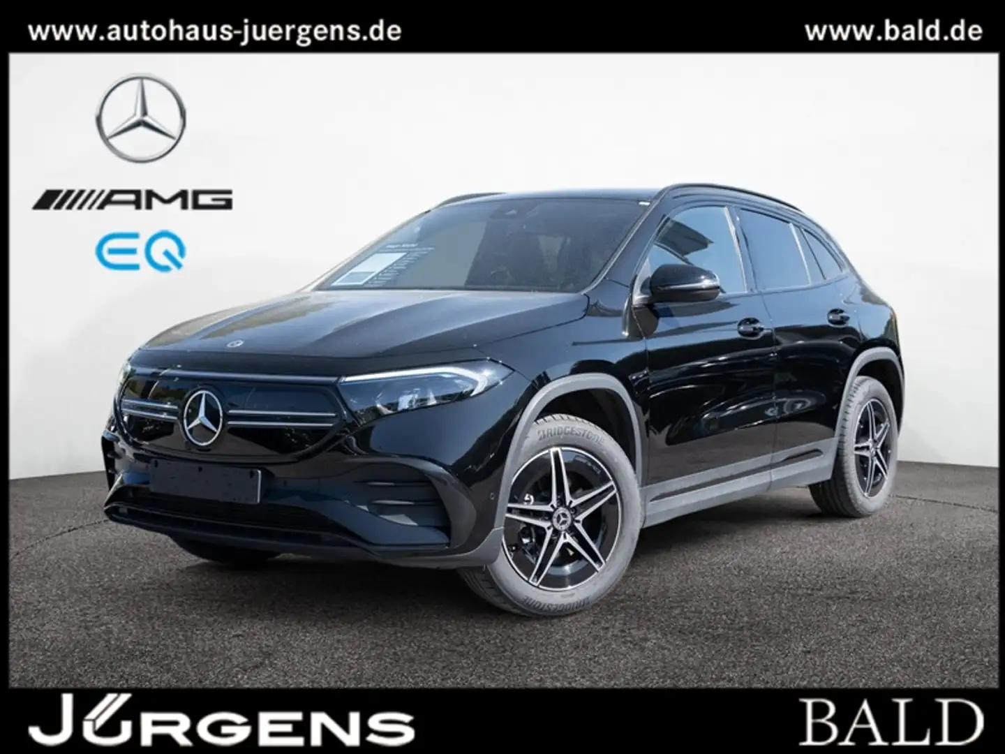 Mercedes-Benz EQA 300 4M AMG-Sport/LED/Cam/Pano/AHK/Night/18' Schwarz - 2