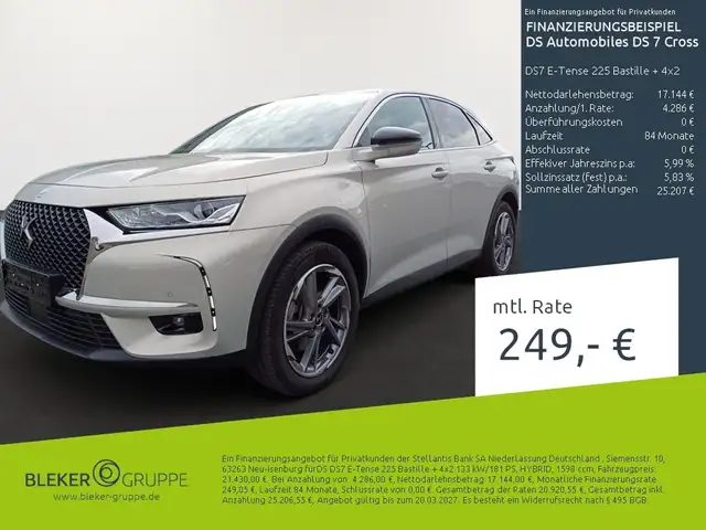 DS Automobiles DS 7 Crossback DS7 E-Tense 225 Bastille + 4x2
