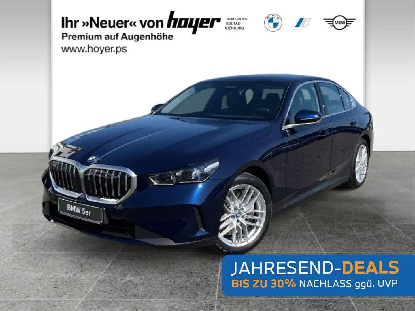 BMW 550 e xDrive AHK SHZ DAB LED RFK Parkassistent Blau - 1