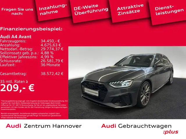 Audi A4 40 TFSI quattro S line virtual LED Soun