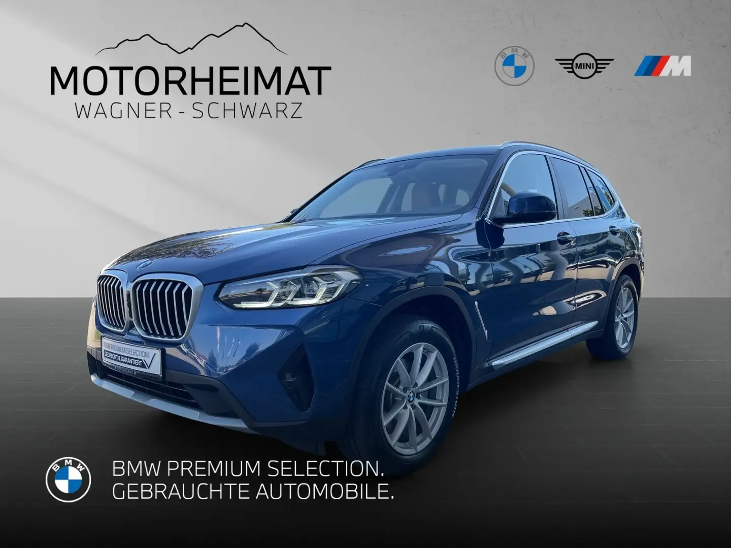 BMW X3 xDrive20d Standhzg AdapLED 360° HIFi Bleu - 1