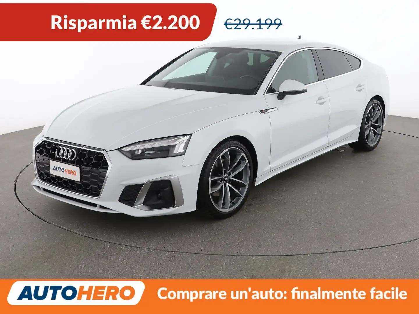 Audi A5 35 TDI Mild-Hybrid S line edition S tronic MHEV Weiß - 1