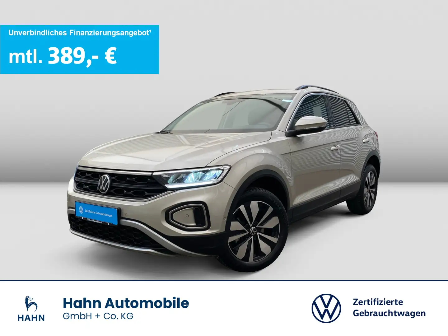Volkswagen T-Roc 1.5TSI DSG Move LED Navi AHK Standh ACC Silber - 1