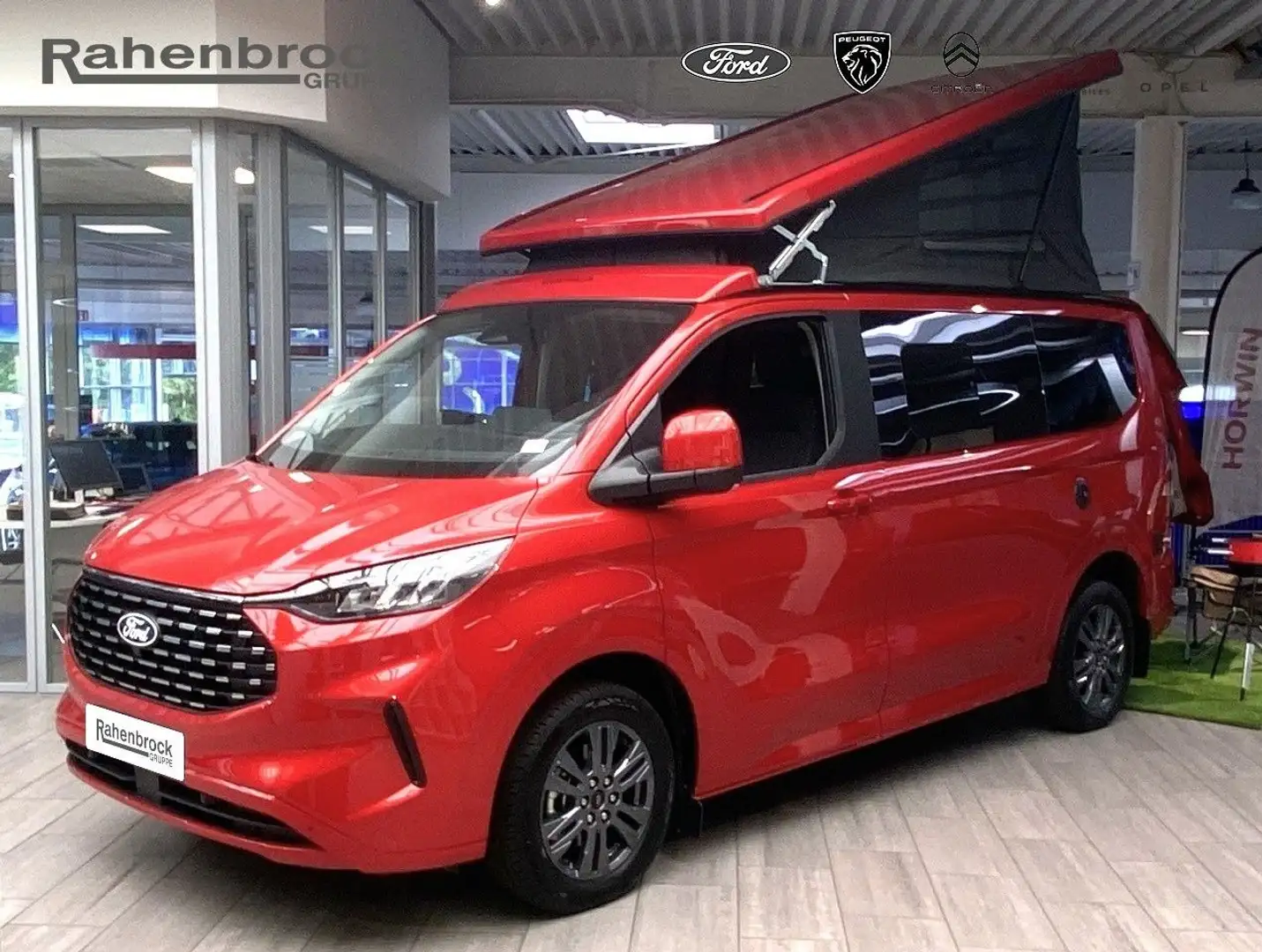 Ford Tourneo Custom L1 Titanium Nugget Aufstelldach Rojo - 1