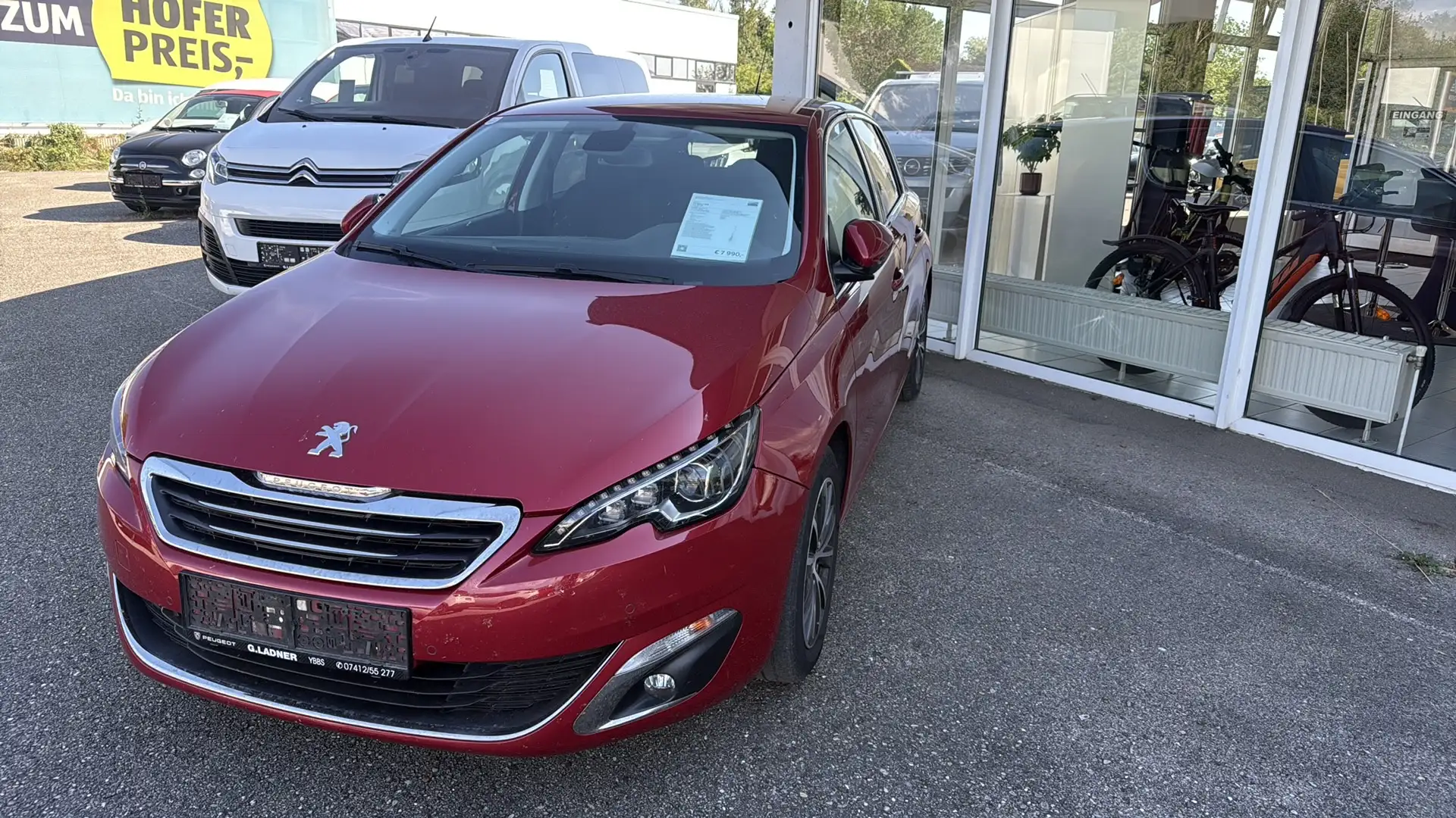 Peugeot 308 Allure 1,6 HDI Rot - 2