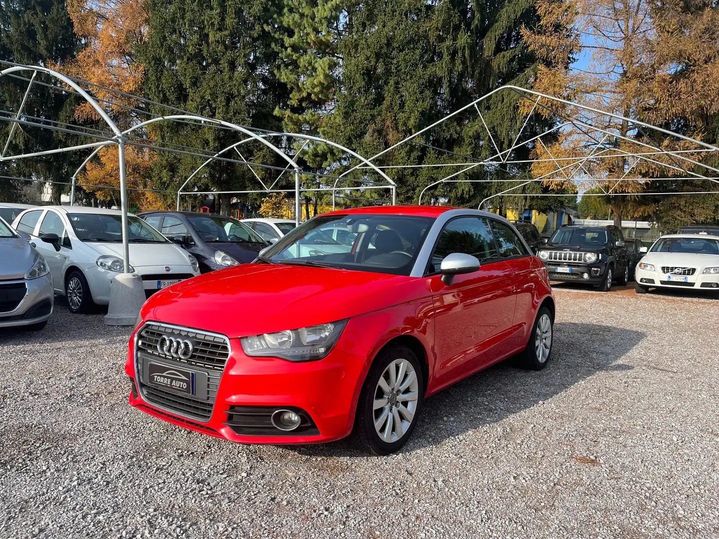 Audi A1 A1 2011 3p 1.2 tfsi Attraction NEOPATENTATI Rosso - 1
