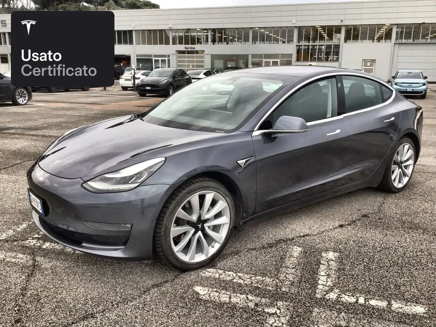Tesla Model 3 Long Range AWD Argent - 2