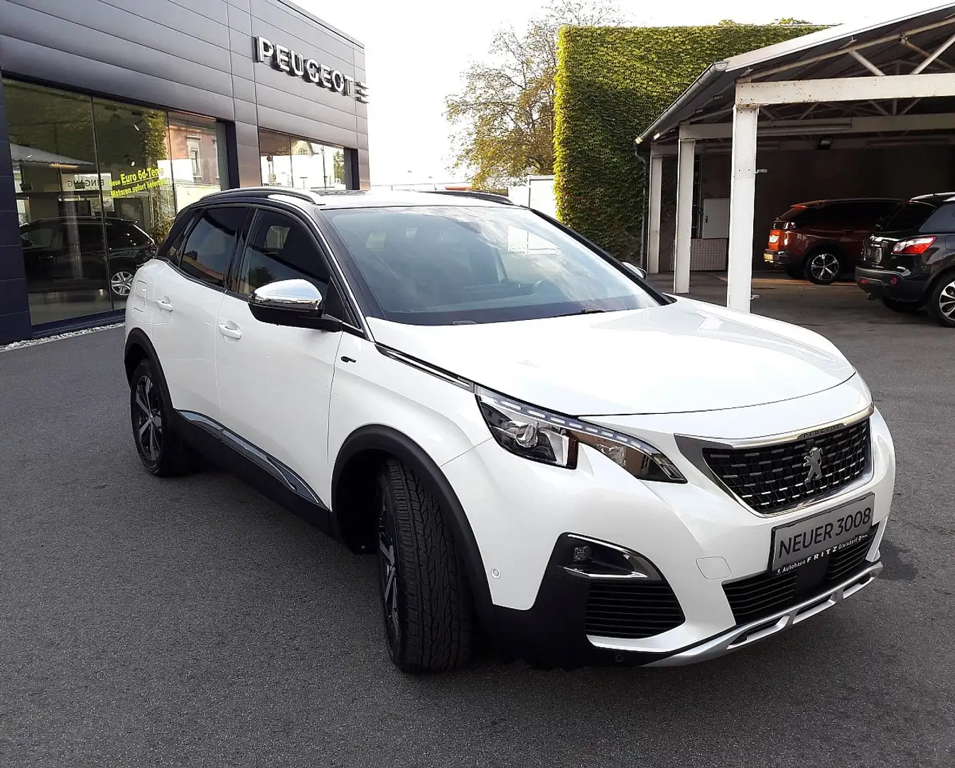 Peugeot 3008 2,0 BlueHDi 180 S&S EAT8 GT Blanc - 1