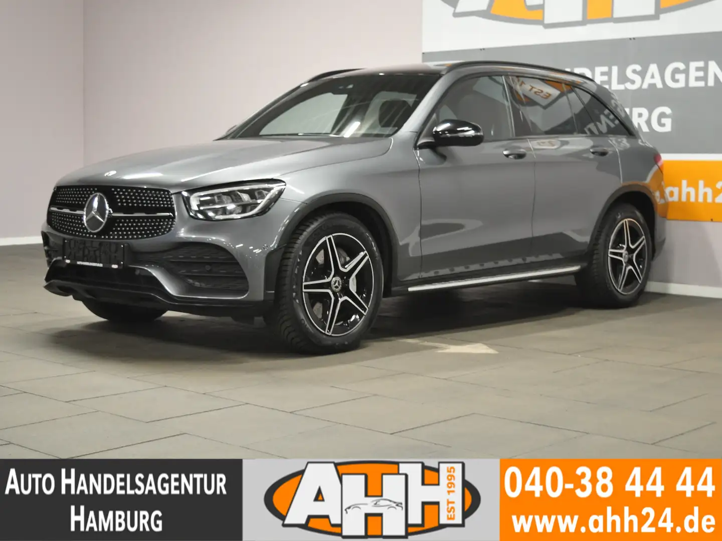 Mercedes-Benz GLC 300 d 4M AMG PANO|KAM|LED|NIGHT|4xSITZHG|19Z Gris - 1