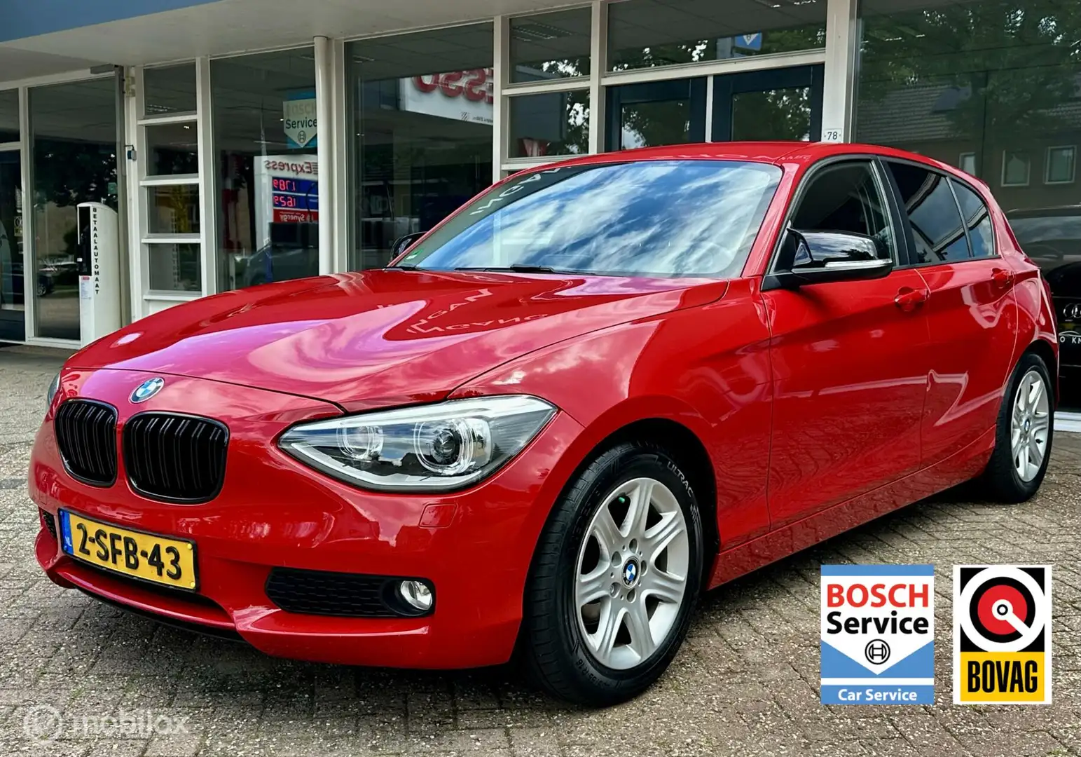 BMW 116 1-serie 116i EDE Xenon/Led, Climat, Bluetooth, Pdc Rood - 1