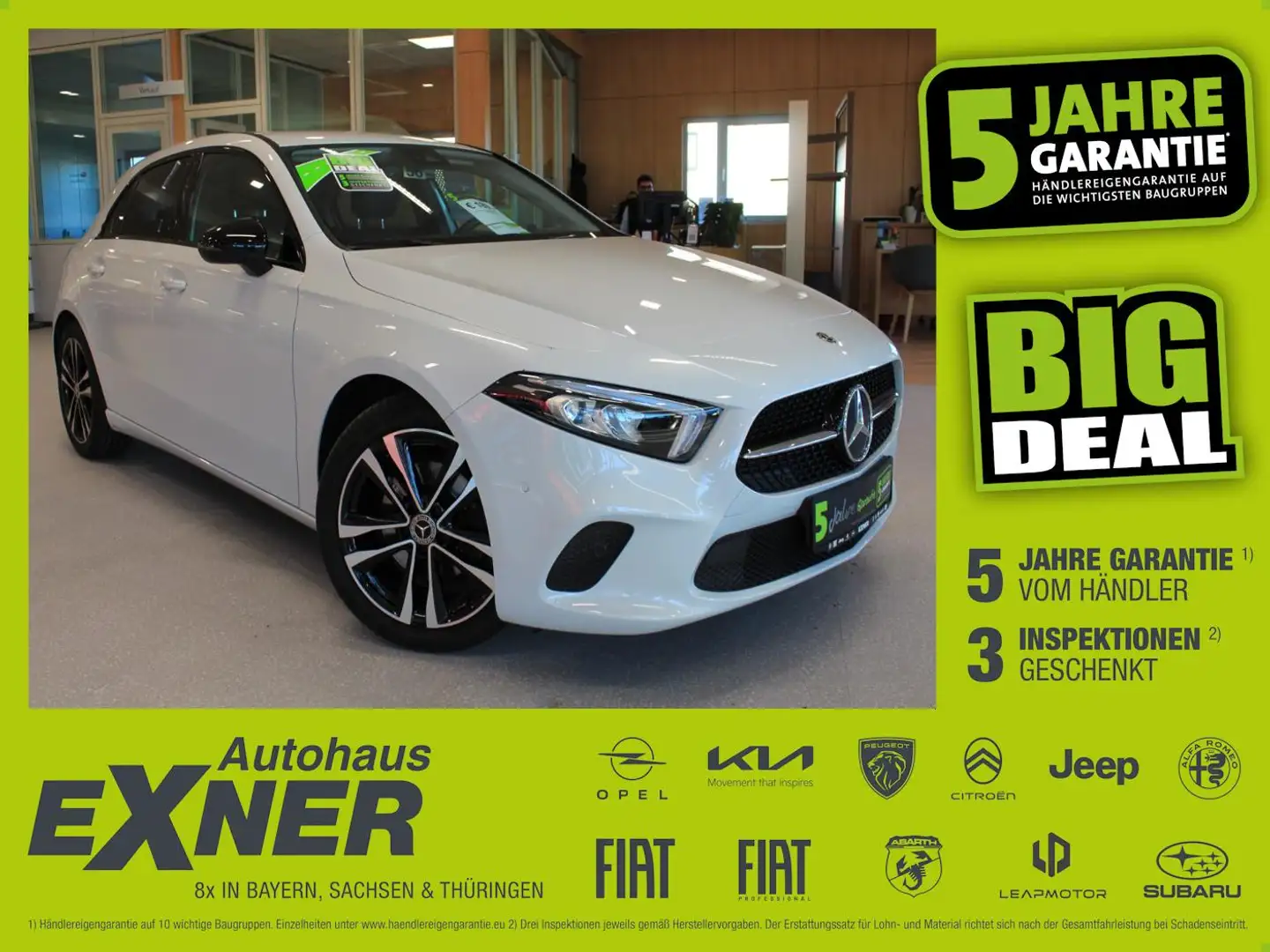 Mercedes-Benz A 200 EDITION ACC+LED+Navi+SHZ+Fernlichtass.+LM Weiß - 1