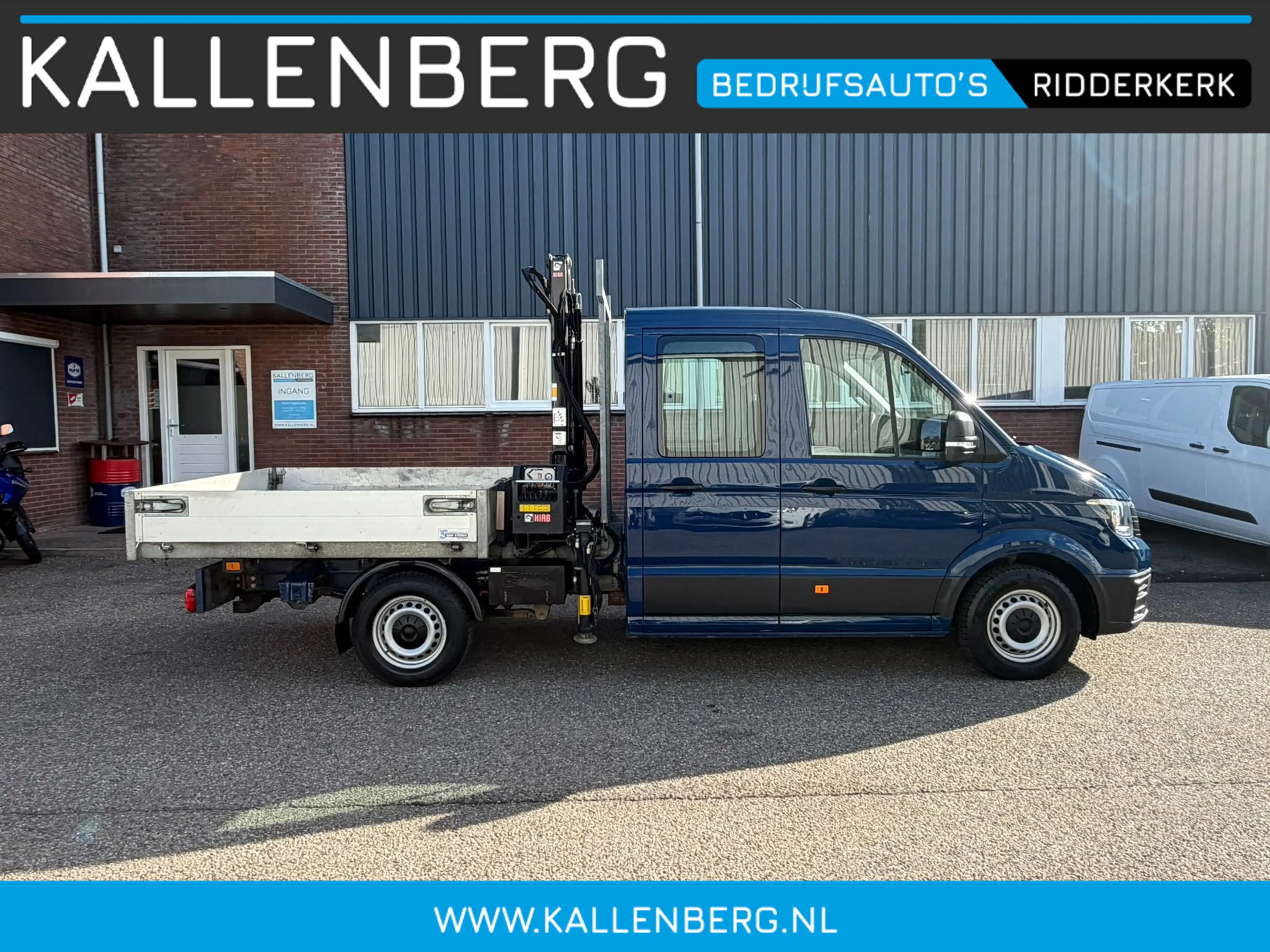 Volkswagen Crafter 35 2.0 TDI Pickup / DC / HIAB Kraan / Trekhaak / 6 — photo 6