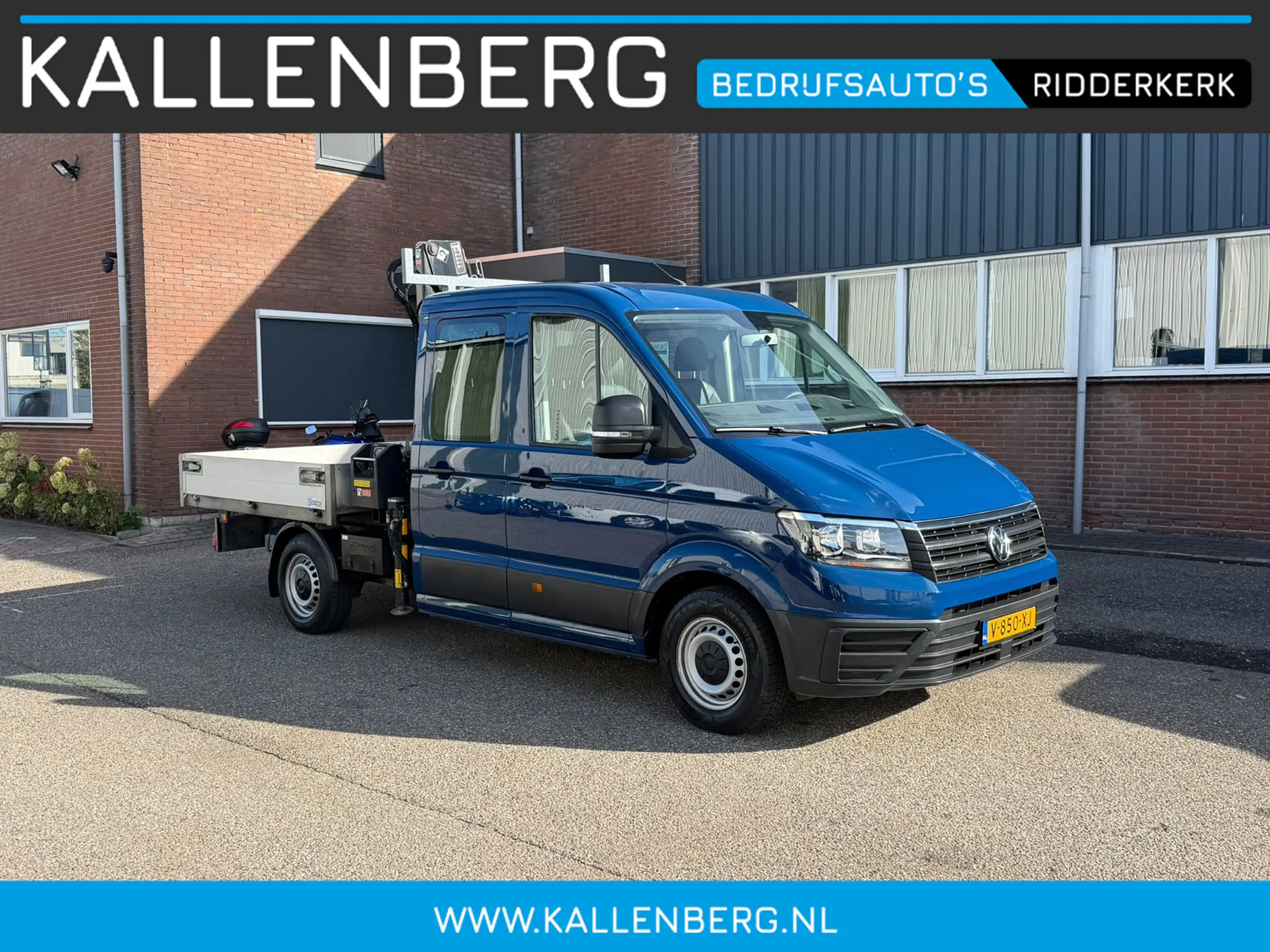 Volkswagen Crafter 35 2.0 TDI Pickup / DC / HIAB Kraan / Trekhaak / 6 — photo 10