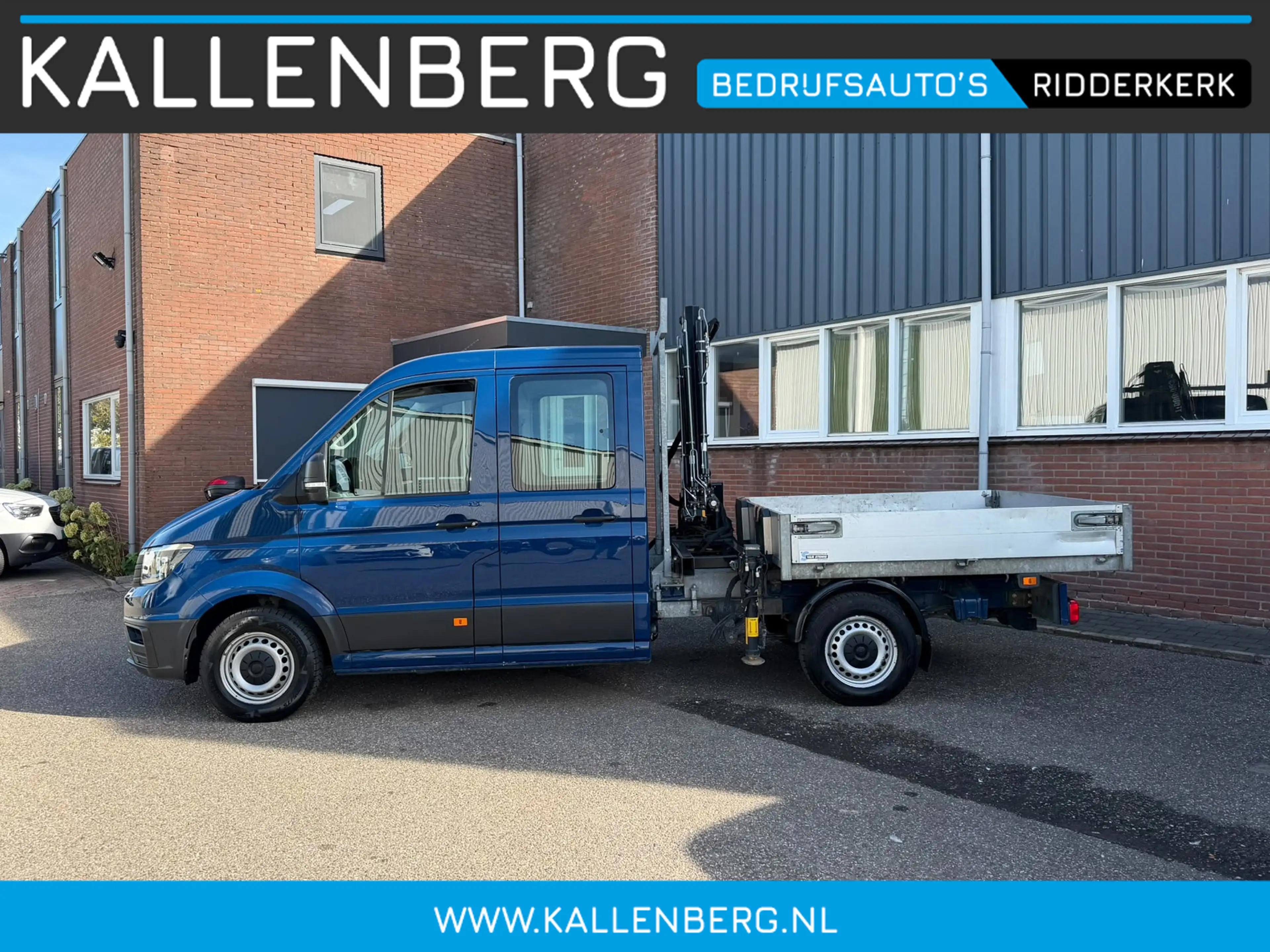 Volkswagen Crafter 35 2.0 TDI Pickup / DC / HIAB Kraan / Trekhaak / 6 — photo 5