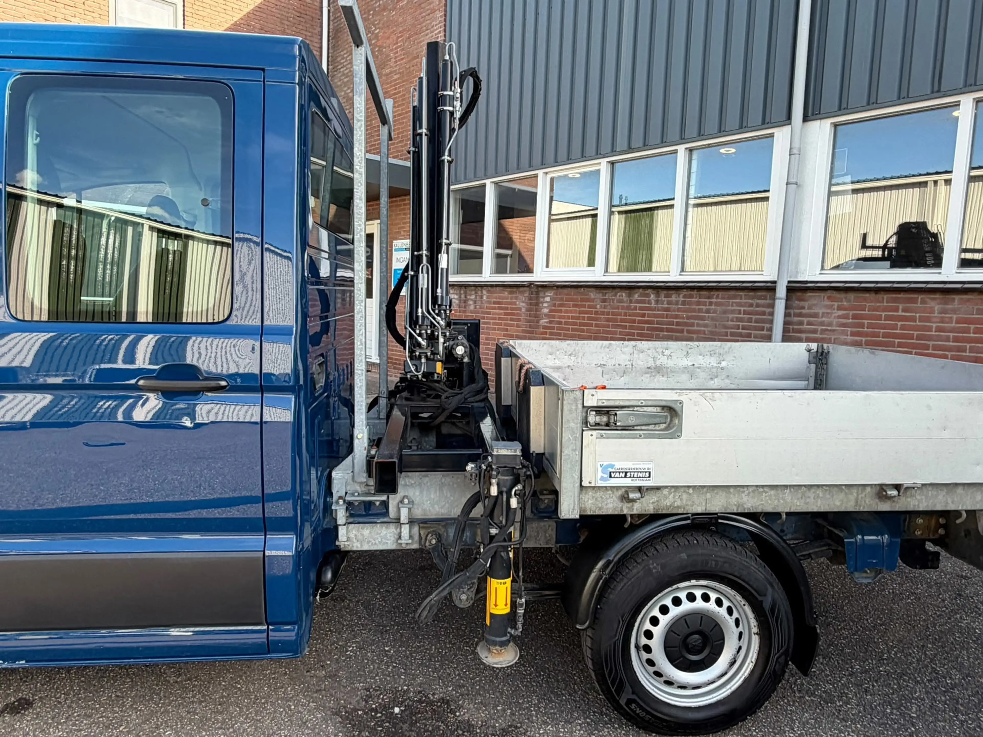 Volkswagen Crafter 35 2.0 TDI Pickup / DC / HIAB Kraan / Trekhaak / 6 — photo 26
