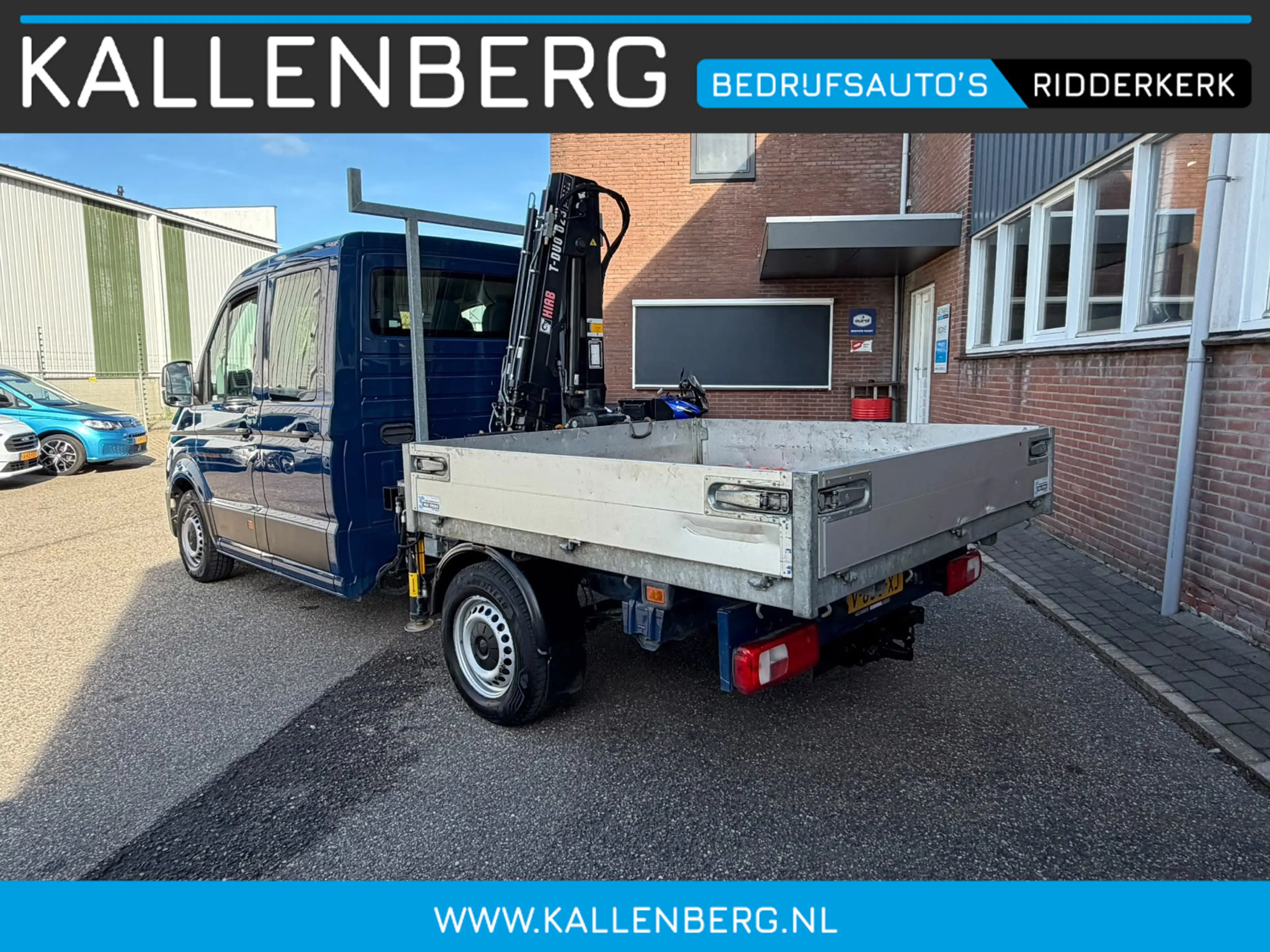 Volkswagen Crafter 35 2.0 TDI Pickup / DC / HIAB Kraan / Trekhaak / 6 — photo 9