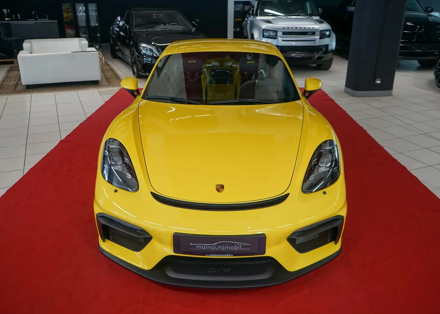 Porsche Cayman GT4 Clubsport PDLS+ PCCB SchalensitzAppro Жовтий - 2