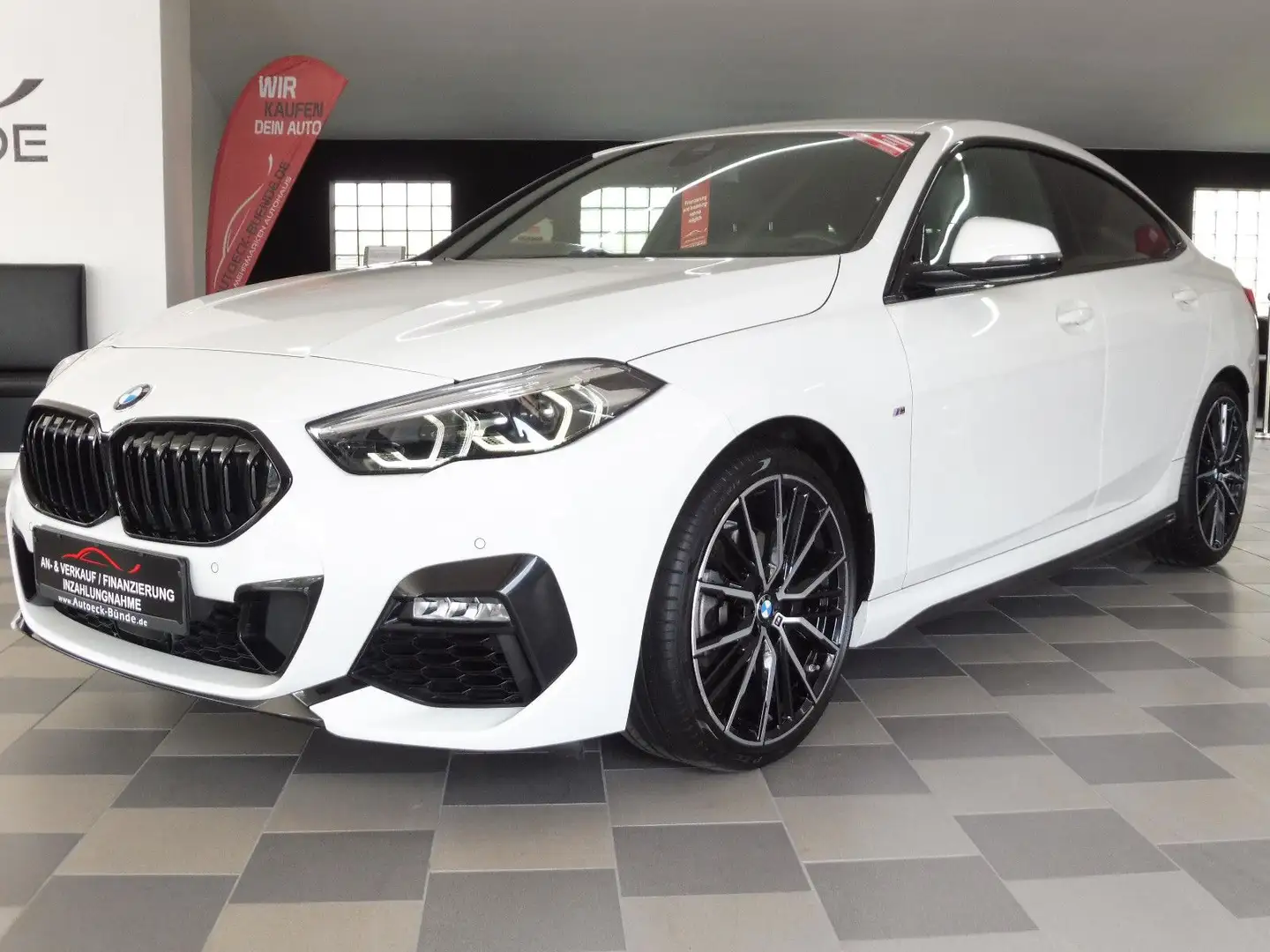 BMW 218 Gran Coupé M Sport Aut/Leder/LED/Navi/Spur Wit - 2
