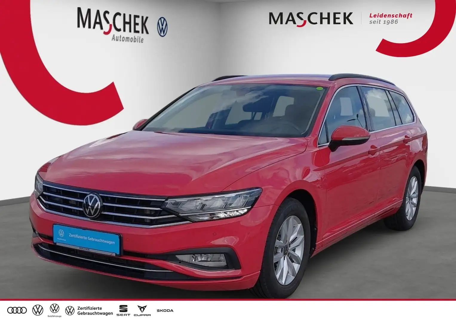 Volkswagen Passat Variant Business 2.0 TDI DSG AHK Sitzh. RearView Navi Rot - 1