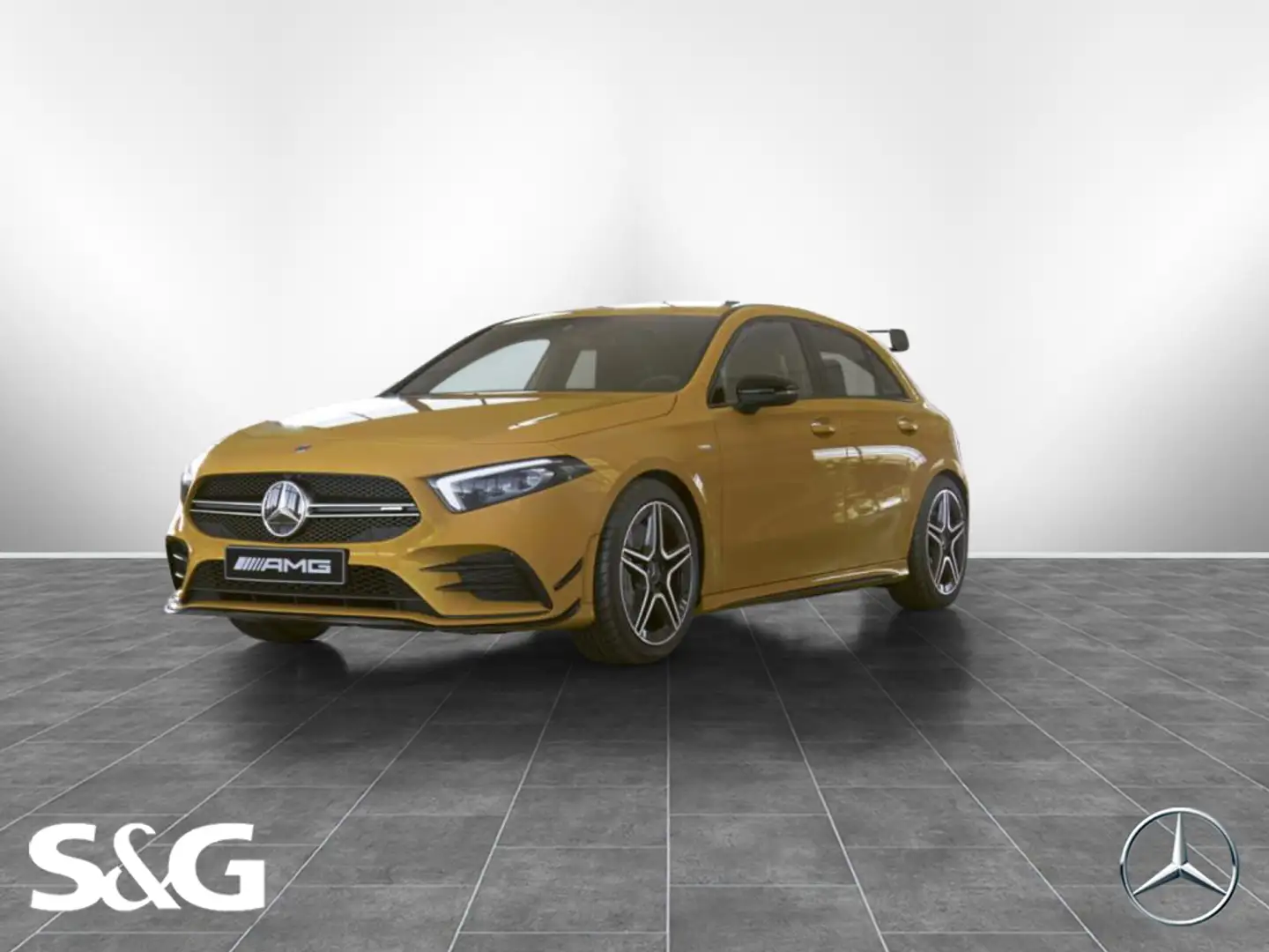 Mercedes-Benz A 35 AMG A 35 4M KAMERA+NIGHT PAKET+CARPLAY+18" Gelb - 1