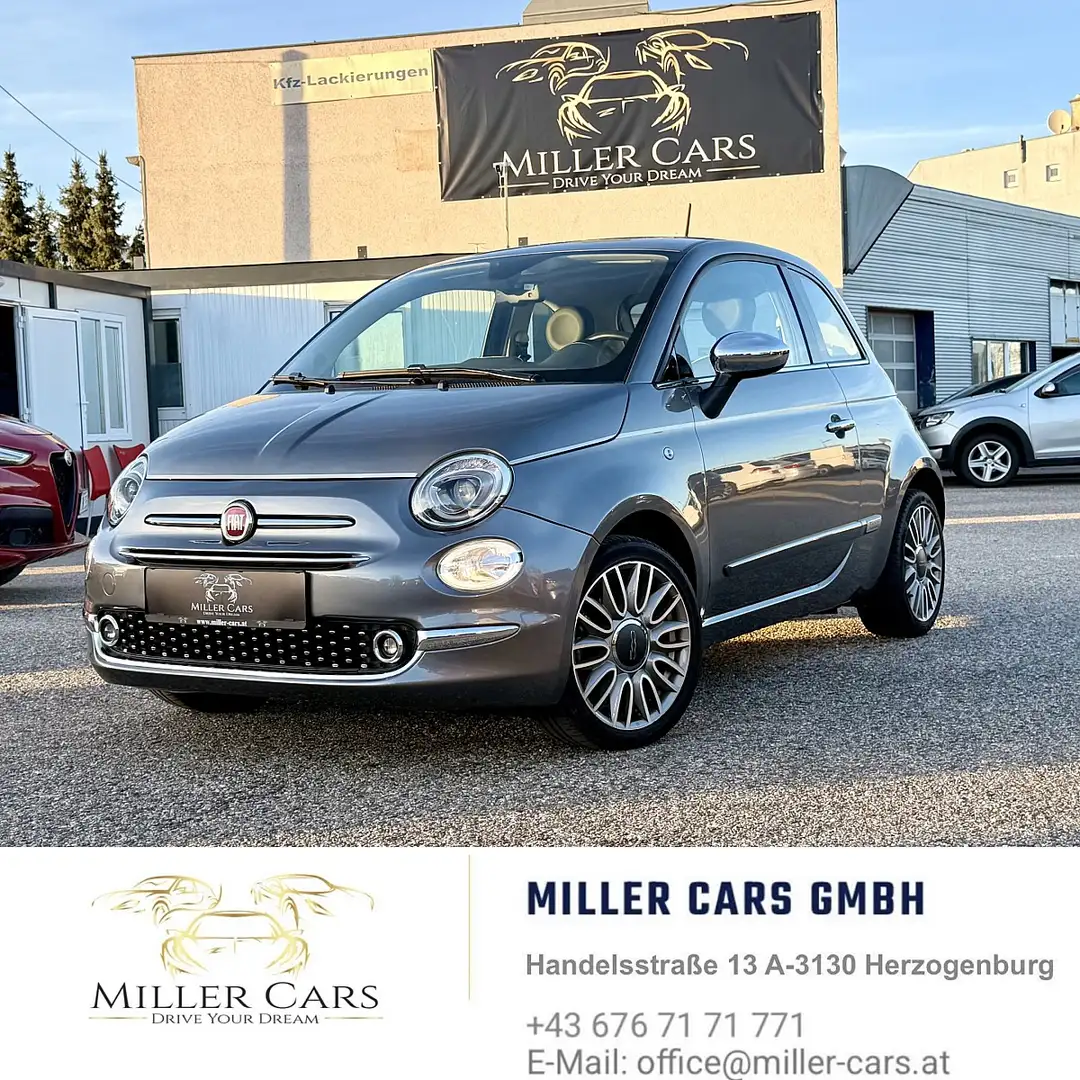 Fiat 500 1,2 69 Lounge*Servicegepflegt*Garantie*Zahnriem... Gris - 2
