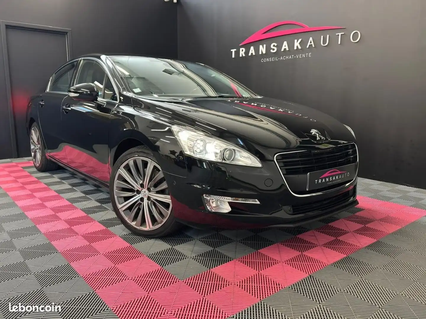 Peugeot 508 2.2 HDi 200ch BVA6 GT SECONDE MAIN DISTRIBUTION À JOUR RÉVISION Noir - 1
