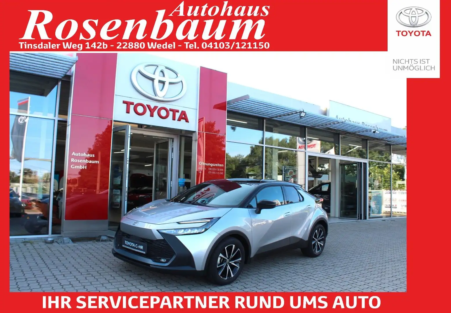 Toyota C-HR 1.8 Hybrid Team D*LED*PDC*KAMERA*NAVI*SHZ Zwart - 1
